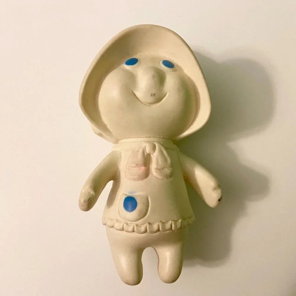 Vintage 1972 Pillsbury Dough Girl Squeezable Vinyl Doll 5.5 Inch Tall Toy - Picture 13 of 13